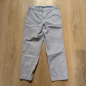 Brooks Brothers Clark Pants Blue Striped Seersucker Pants Men's Size 35x30